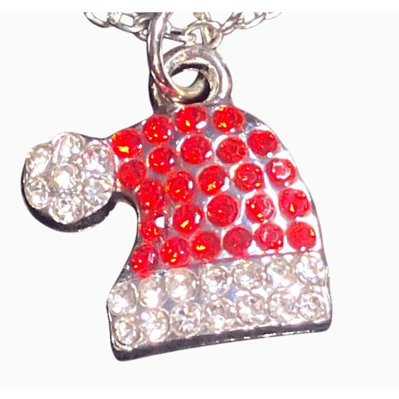 Bling Santa Hat Necklace For Ages 12 and Up - Picture 1 of 9